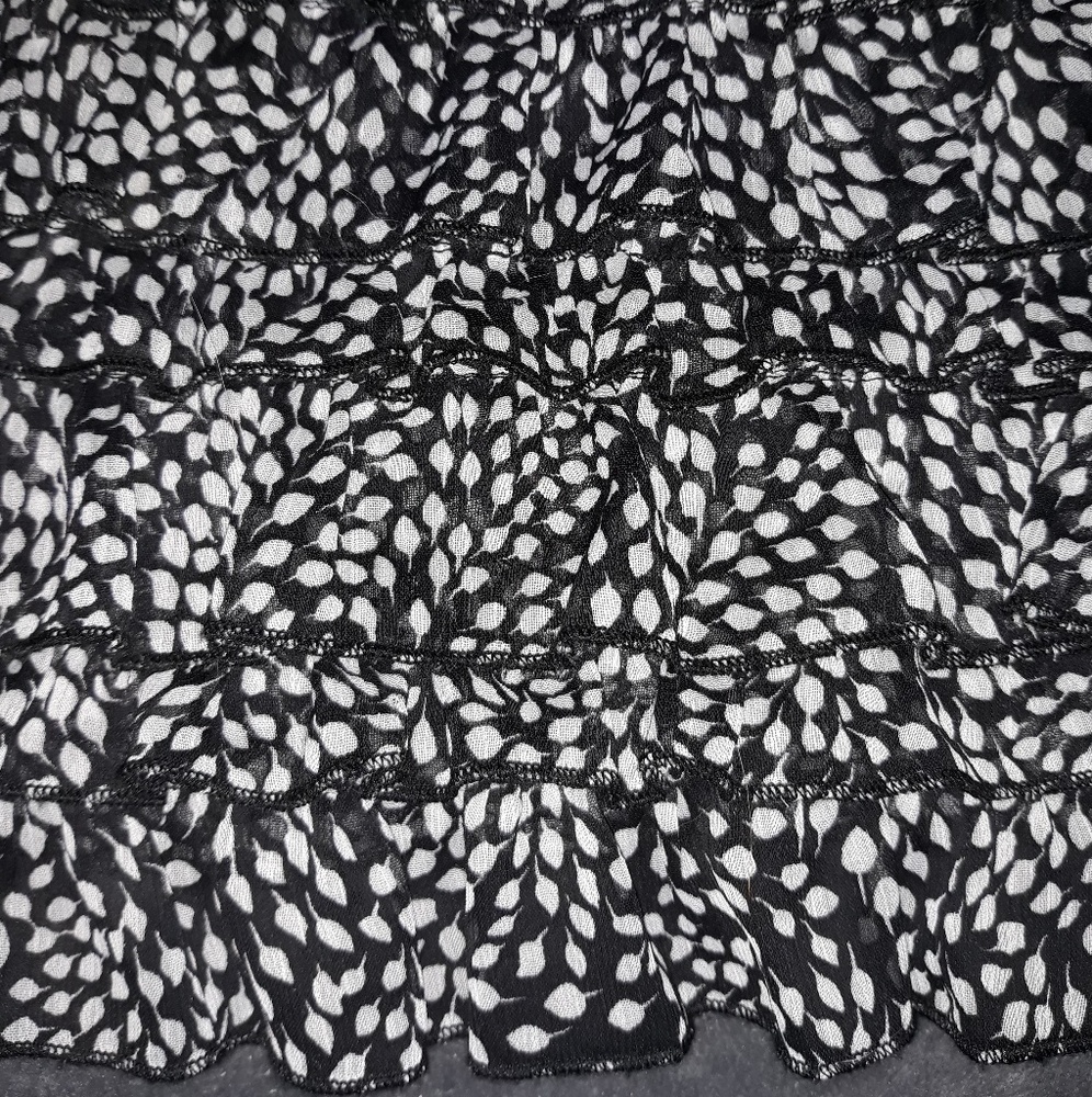 $10-New w/tag Lapis ruffle flowy skirt - Picture 2 of 4